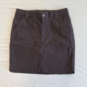 Duluth Trading Co Skirt Womens Size 6 Brown Casual‎ Work Utility